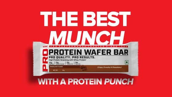 GNC India Launches Protein Wafer: The Best Munch with a Protein Punch!  Xtra Crunchy. Xtra Munchy. Xtra Health