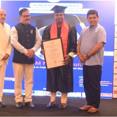 Kannada film industry’s Naveen Kumar receives honorary doctorate from American University