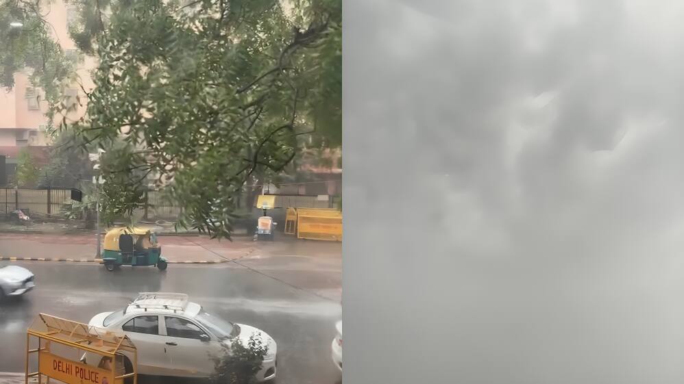 Delhi rain