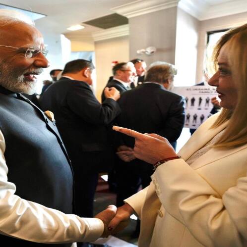 'You're the BEST, I'm trying to be as you': "MELODI" moment steals G7 spotlight (WATCH)