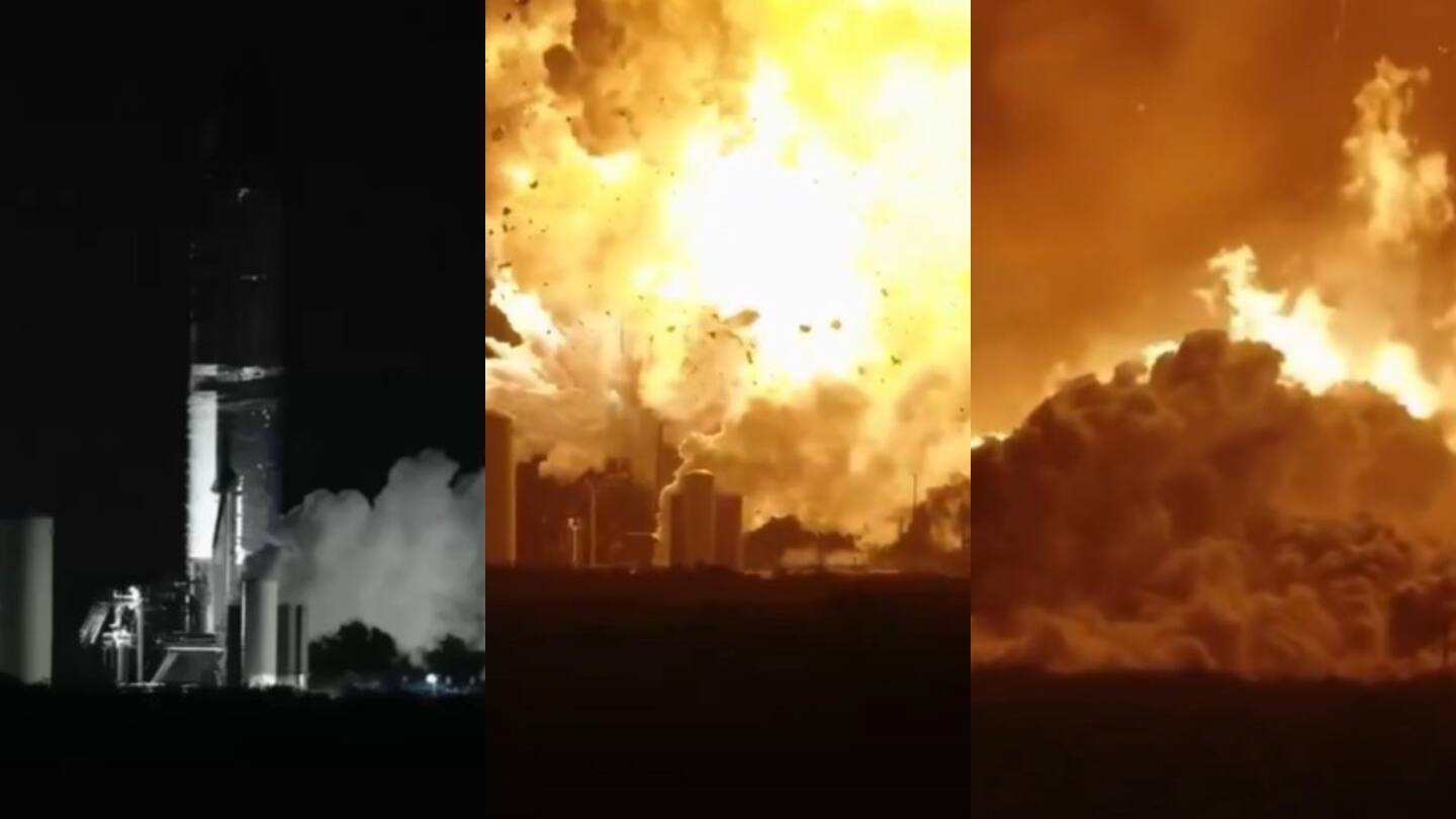 Powerful blast at SpaceX Texas site