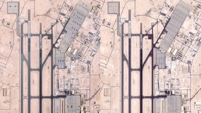 Satellite Image of US military Base