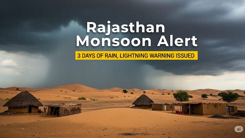 rajasthan monsoon 2025 barish alert weather news