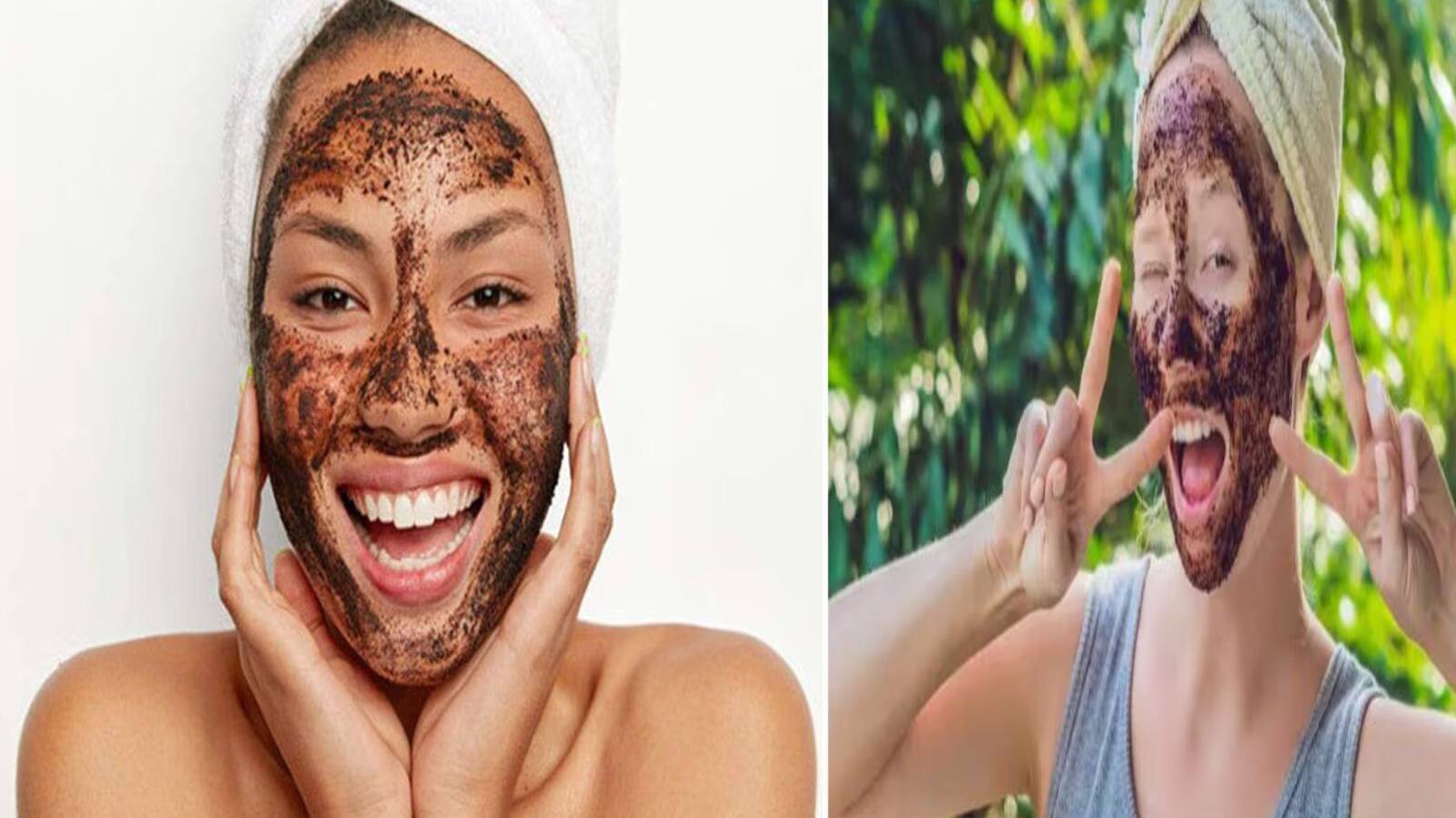 coffee  face pack