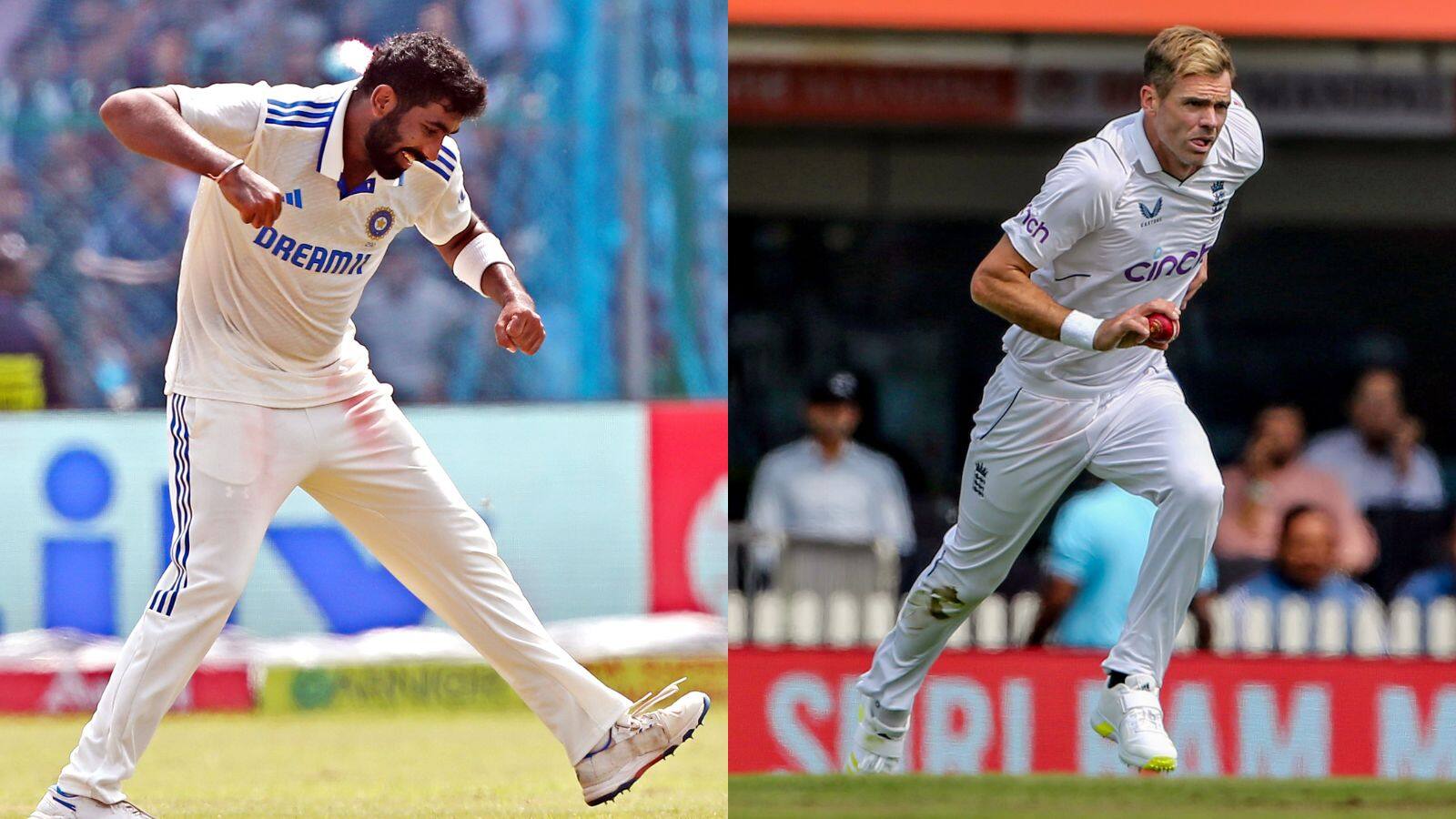 jaspri bumrah vs james anderson test record 