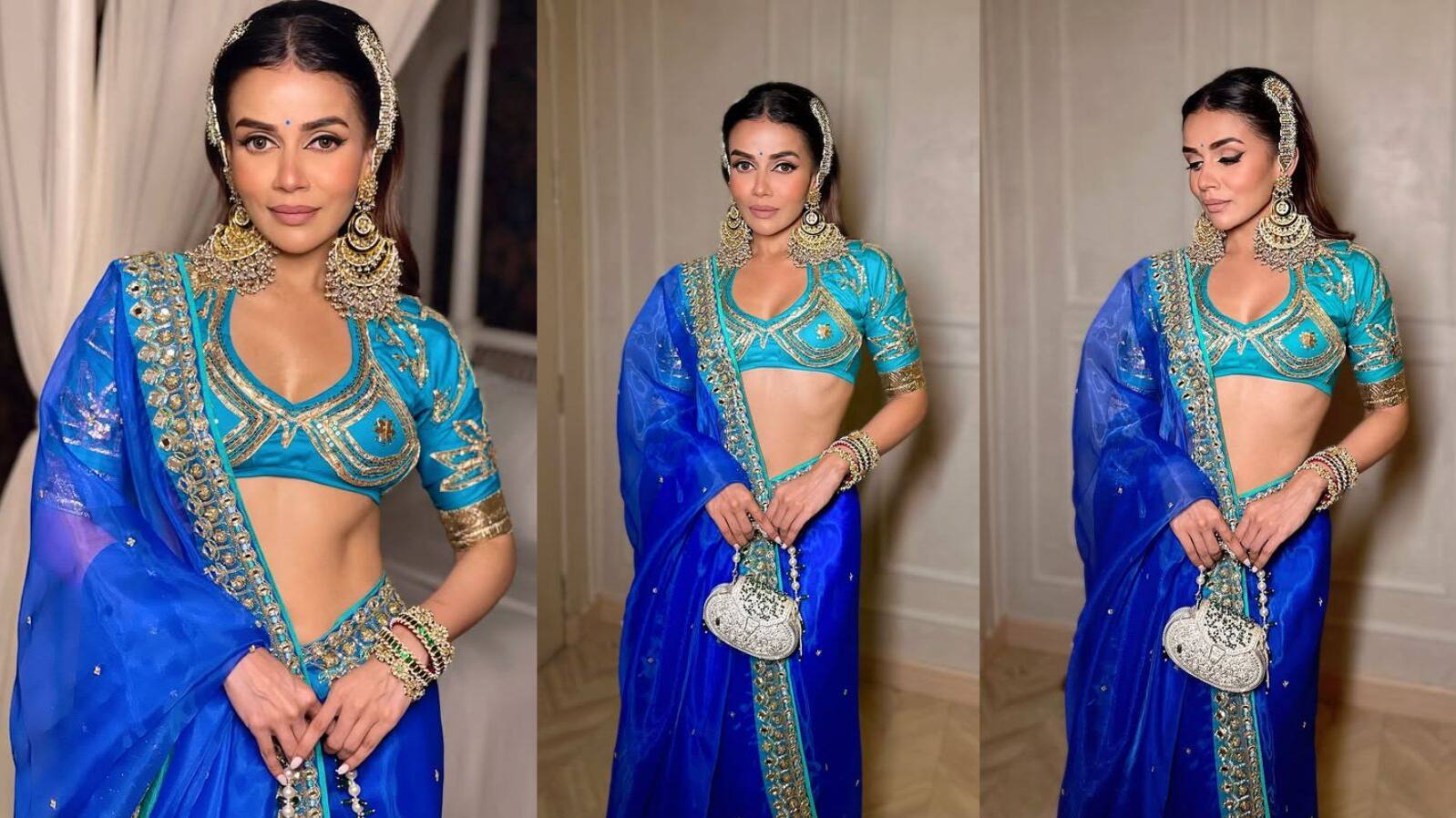angi blouse design for royak look 