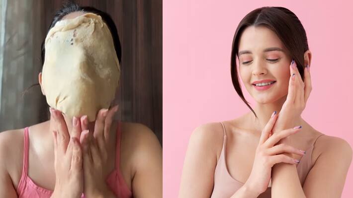 Roti face mask for glowing skin