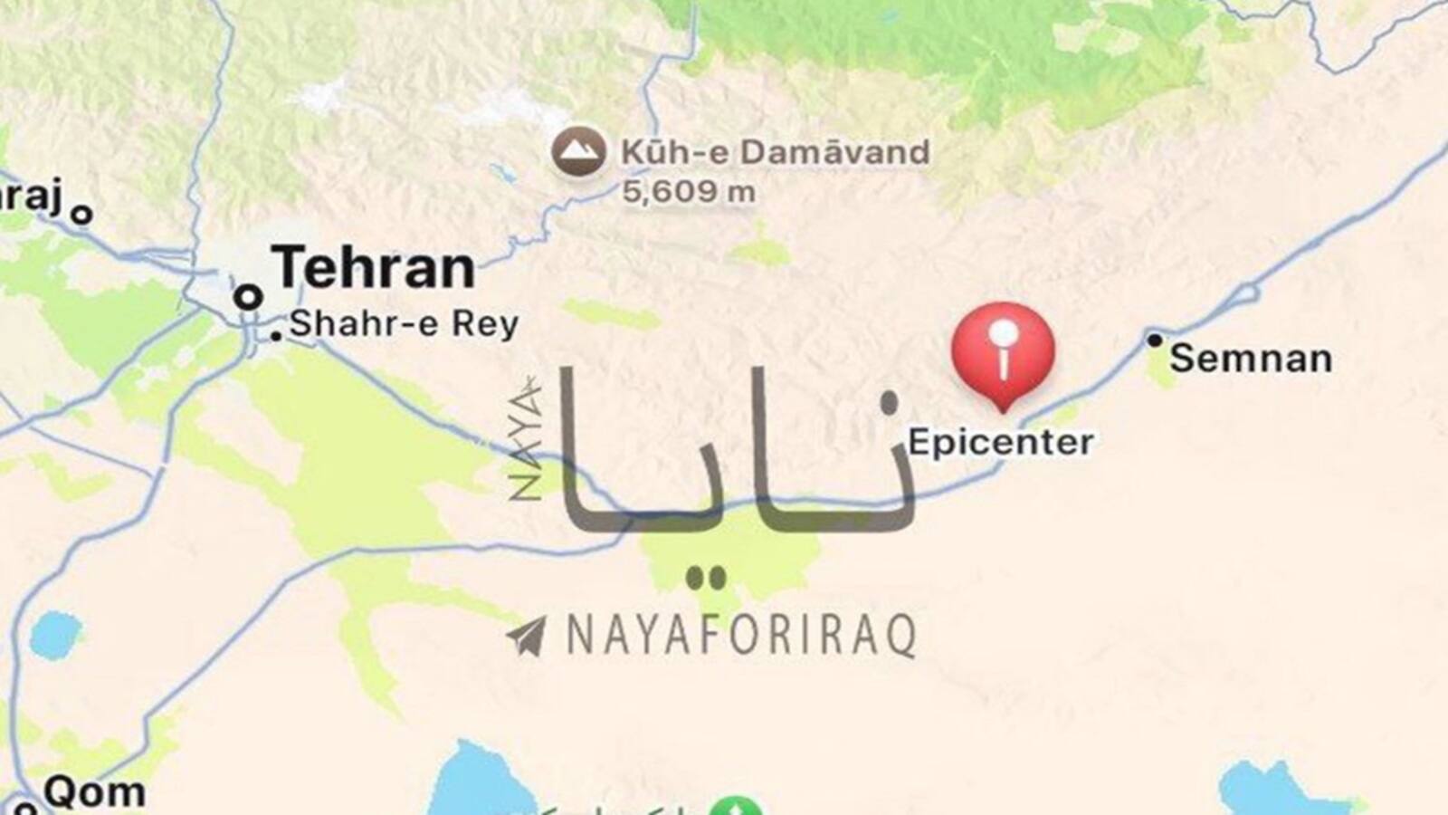 Iran earthquake