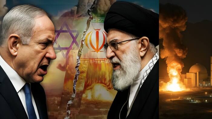 Benjamin Netanyahu and Ayatollah Ali Khamenei