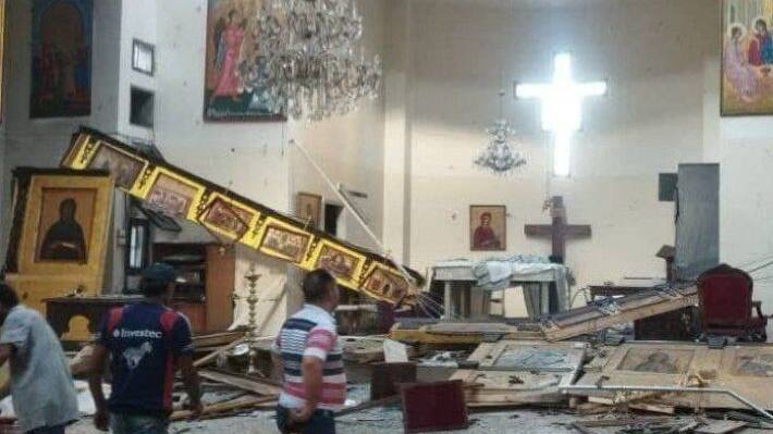 Syria church suicide attack