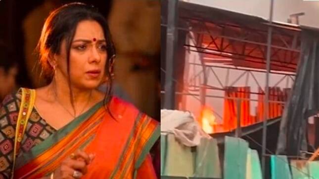 anupama set fire