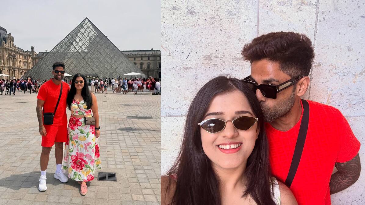 Surya Kumar Yadav and divisha Shetty in Paris