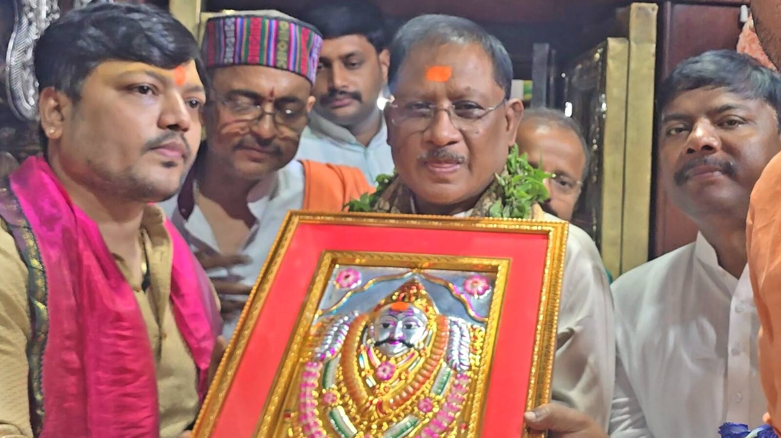 Vishnu Deo Sai visited Kashi ke kotwal kaal bhairav