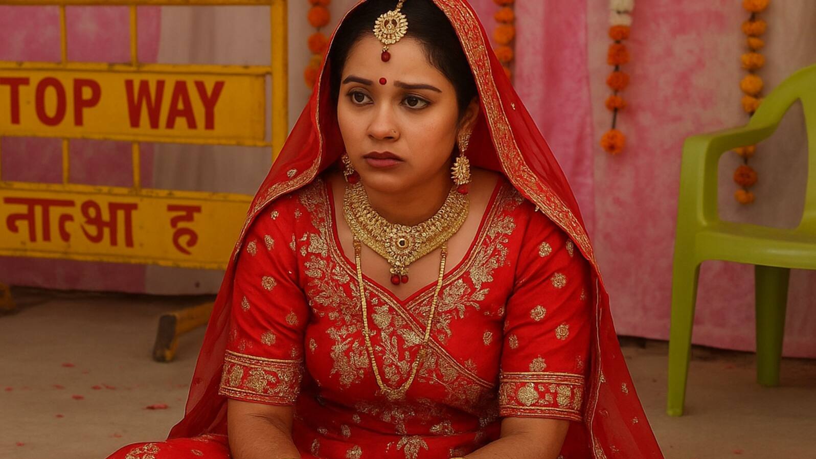 Bijnor bride waits