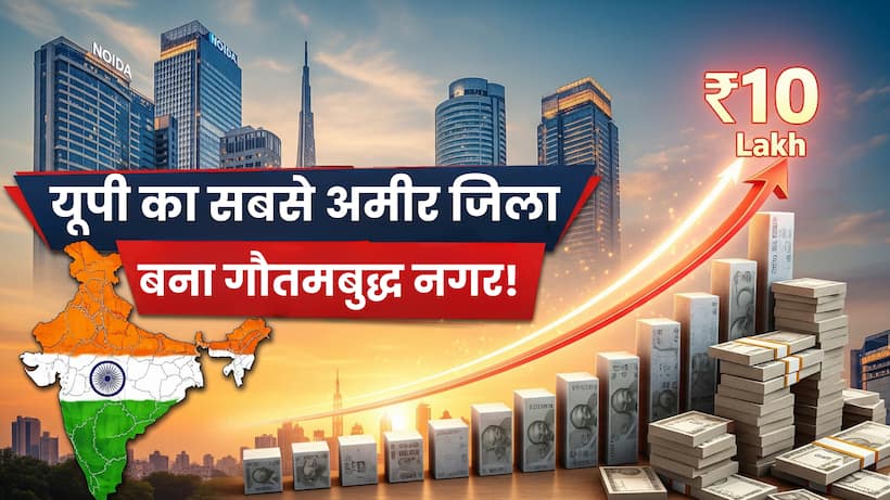 Noida highest per capita income up gdp richest district