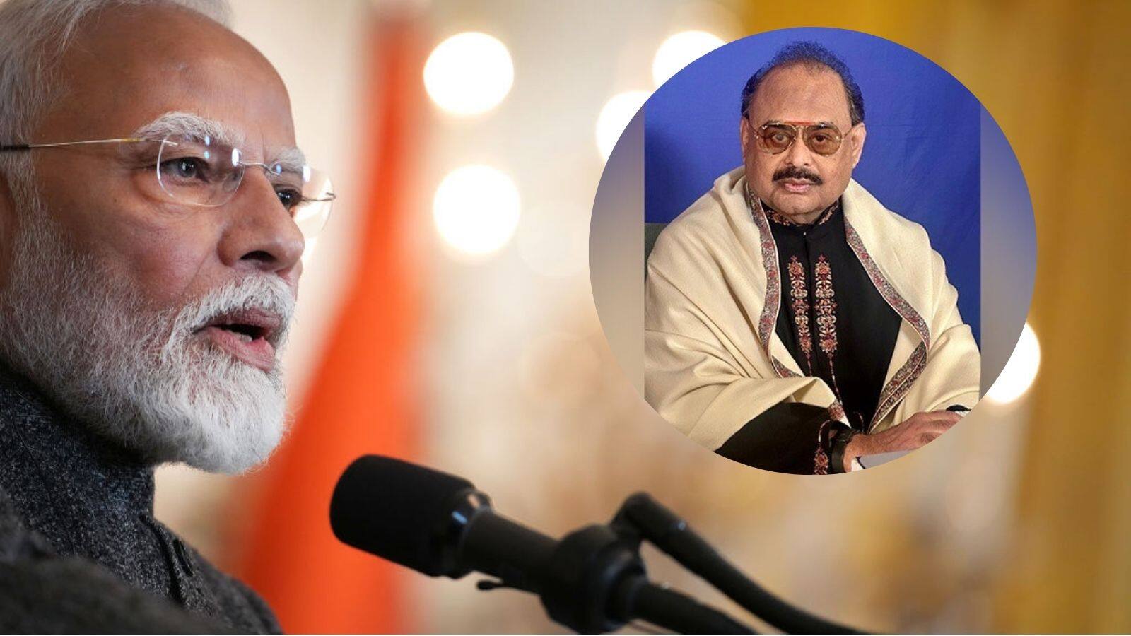 PM Narendra Modi and MQM Leader Altaf Hussain 