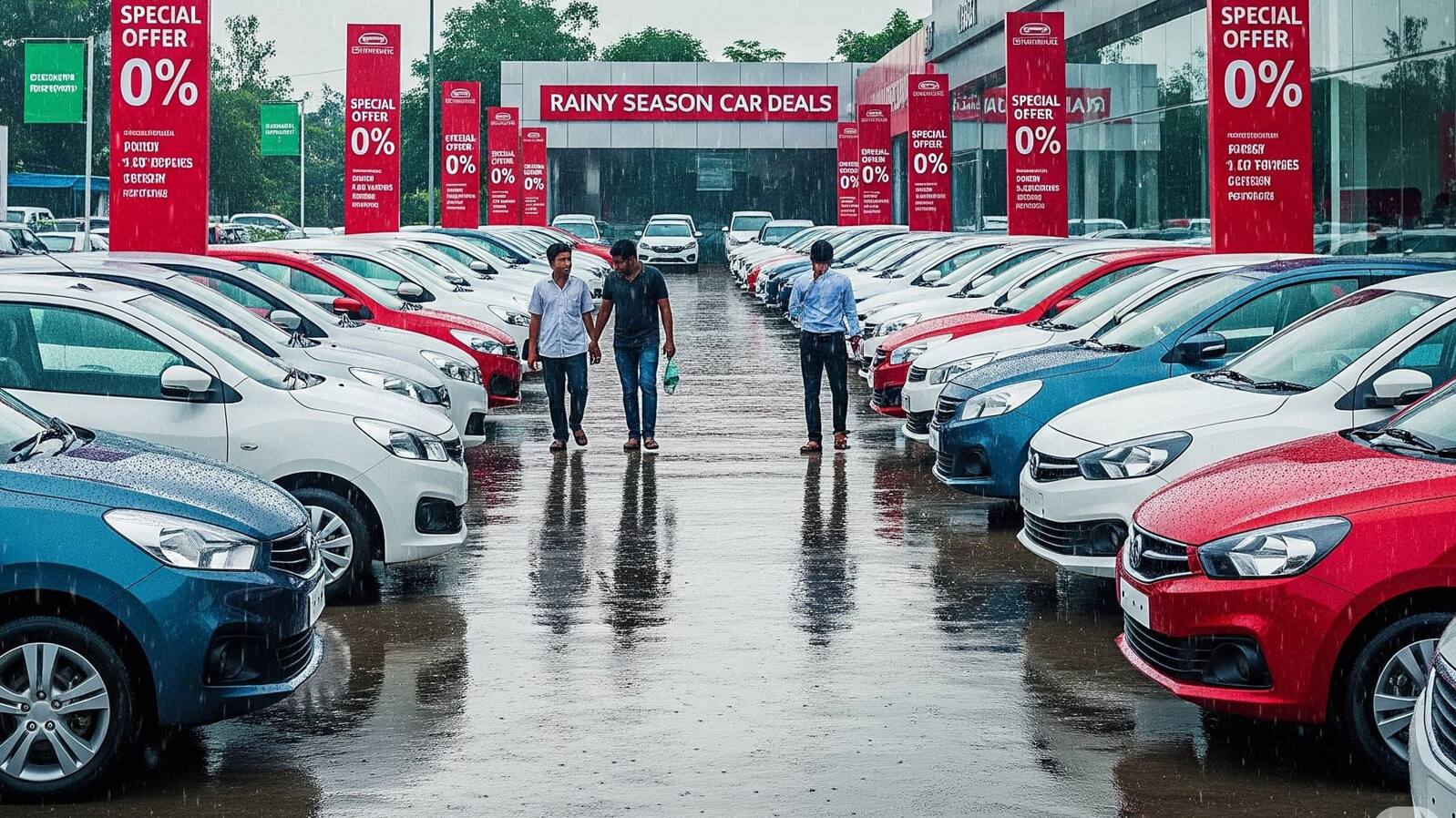 Rainy season car deals  
