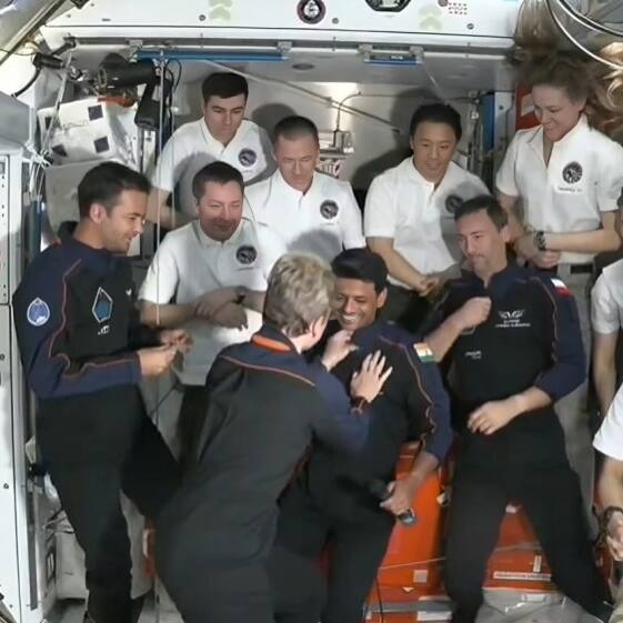 Astronaut 634: Shubhanshu Shukla makes history as first Indian on ISS (WATCH)