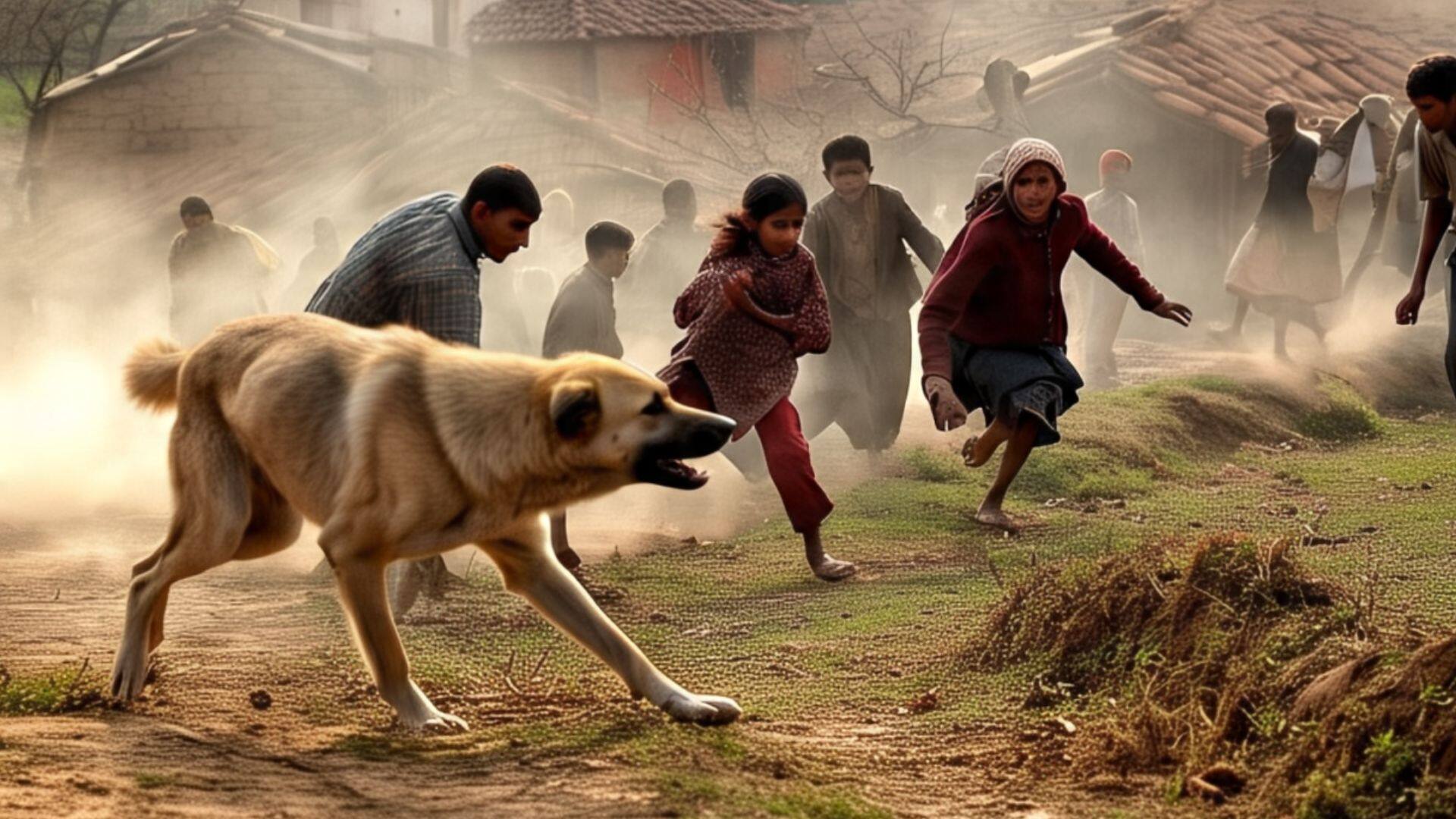 stray dog attack