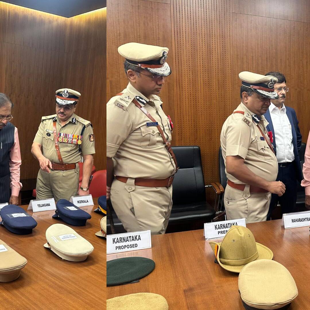 Karnataka Home Minister reviews new police cap design, may replace British-era slouch hat