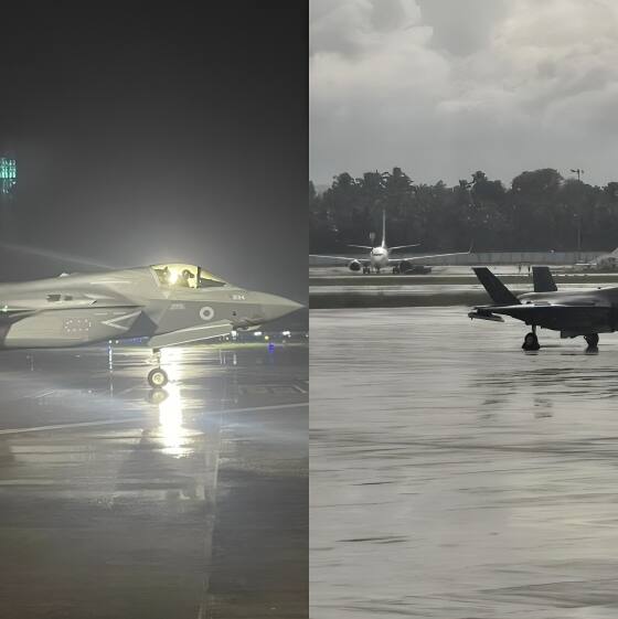 UK now agrees to move stranded F-35 fighter jet to MRO facility at Thiruvananthapuram International Airport