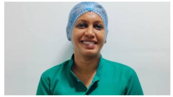 ബസ് ഇടിച്ച കാൽ നടയാത്രക്കാരിയുടെ ജീവൻ രക്ഷിക്കാൻ ഒറ്റയ്ക്ക് പൊരുതി നഴ്സ്
