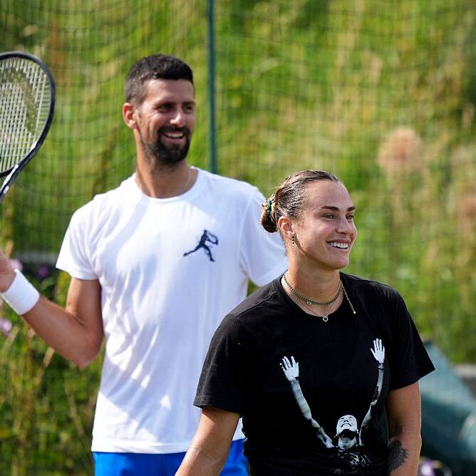 Wimbledon 2025: Novak Djokovic playfully gatecrashes Aryna Sabalenka’s press conference (WATCH)