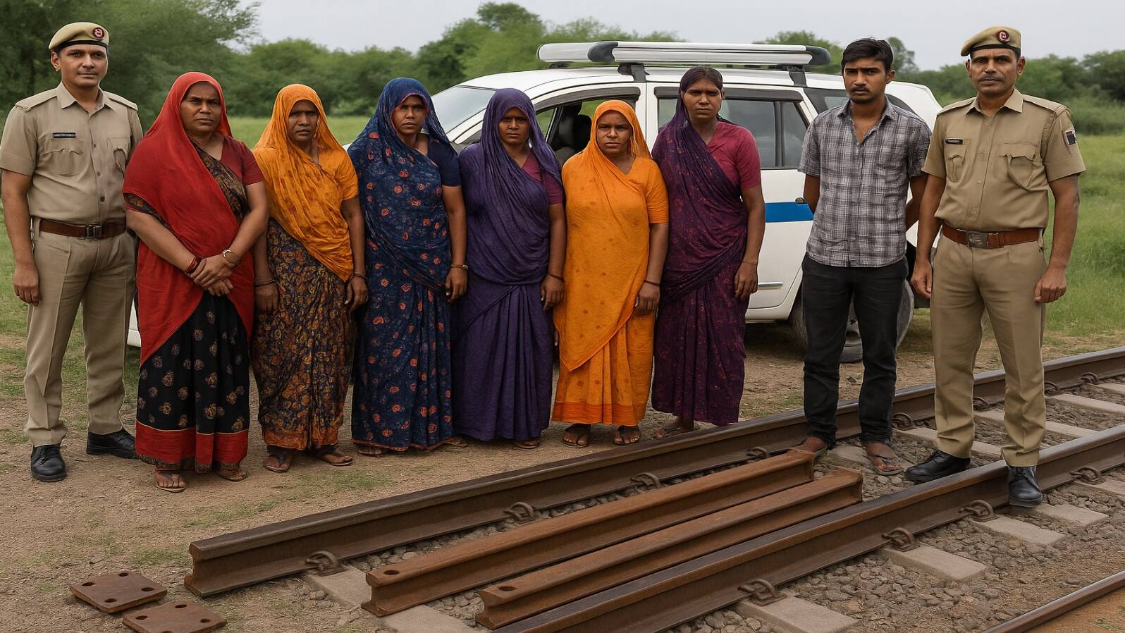 Pali railway track theft