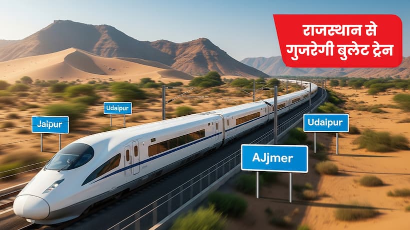 delhi ahmedabad bullet train rajasthan route update
