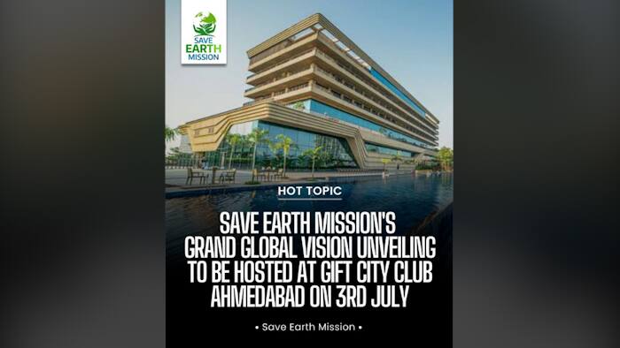 Sandeep Choudhary to Unveil Global Roadmap for 30 Billion Trees at Landmark Save Earth Mission Event in Ahmedabad