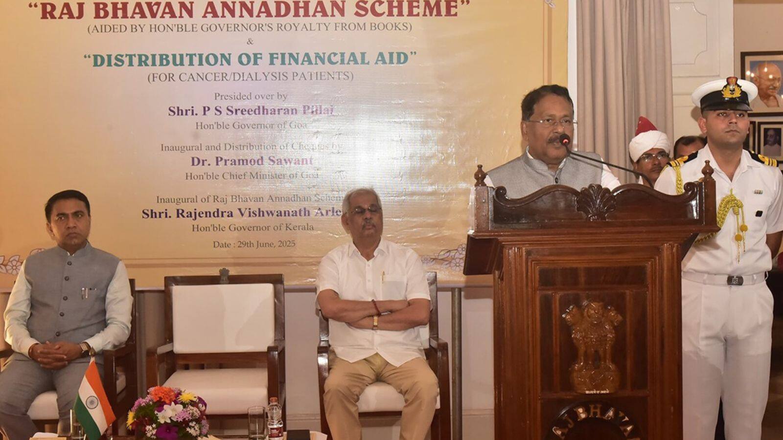 Raj Bhavan Annadhan Scheme Launched in Goa