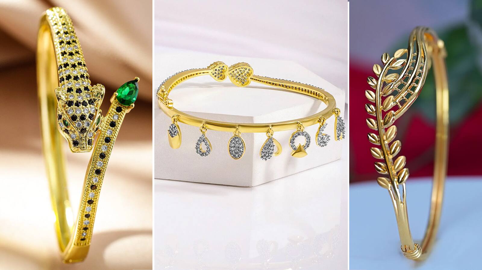 22 Carat Gold Bracelet Designs for Ladies