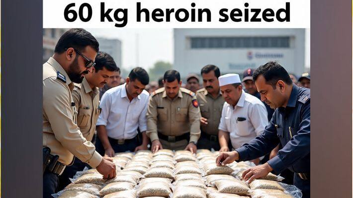 60 kg of heroin recovered