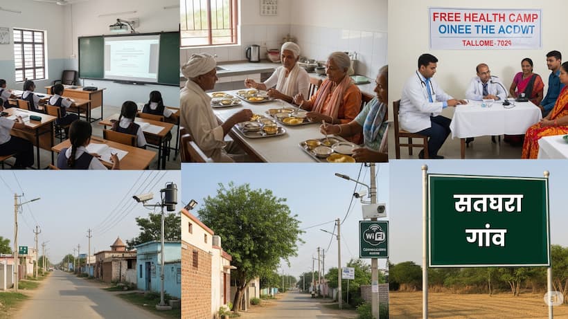 bihar satghara smart village transformation