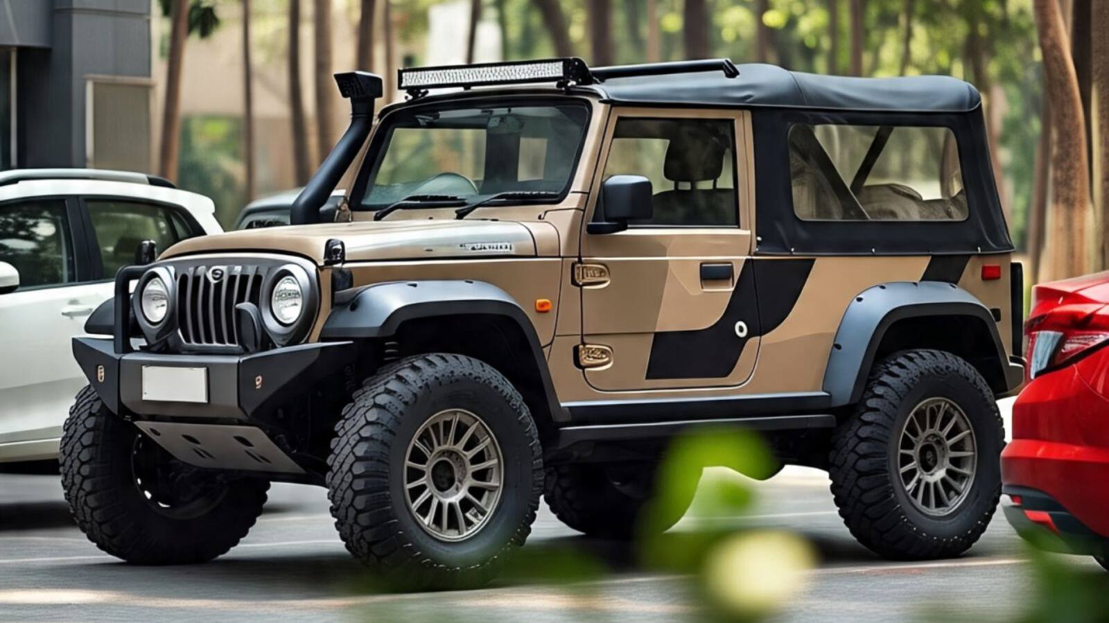 ai generated mahindra car  