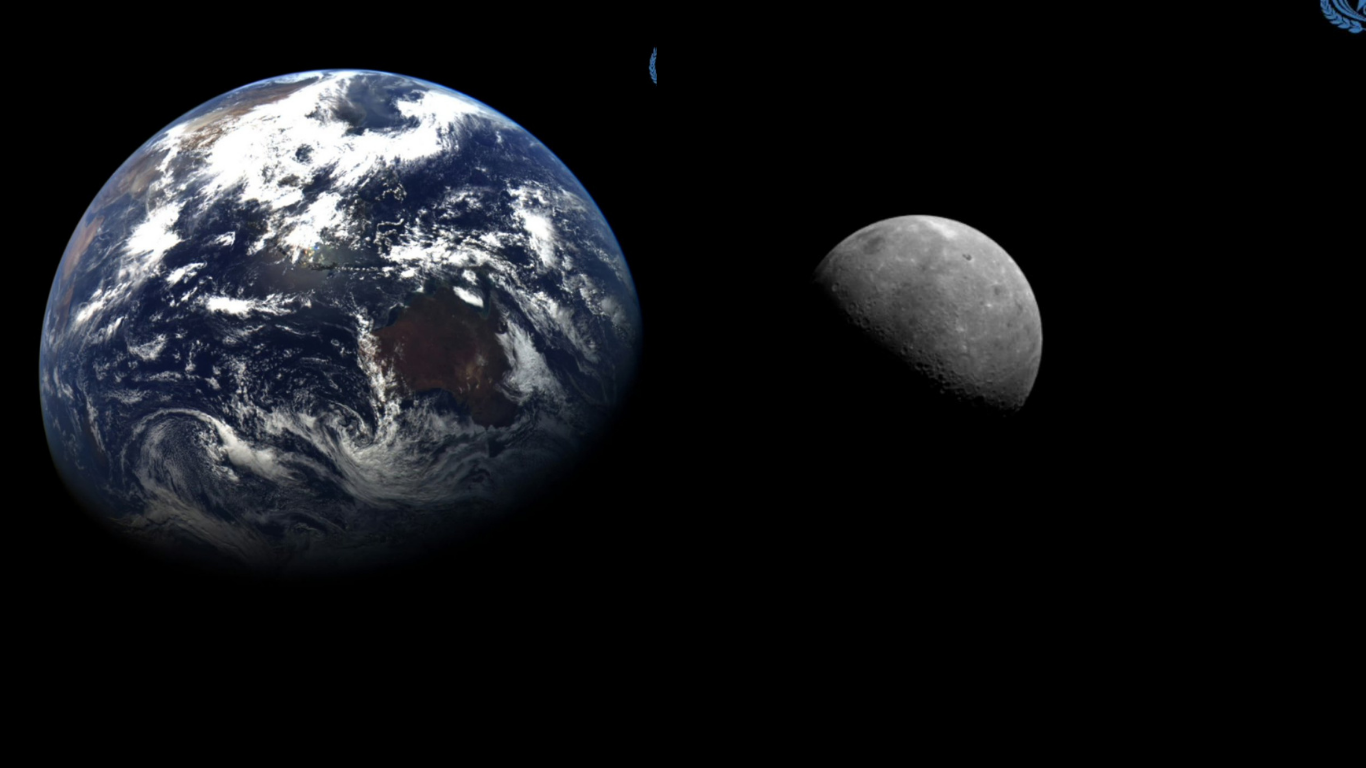 Earth and Moon