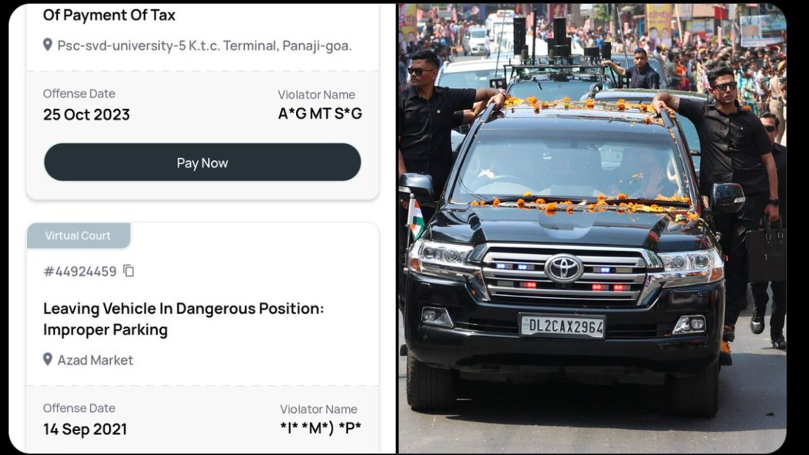 PM Modi car chalan 