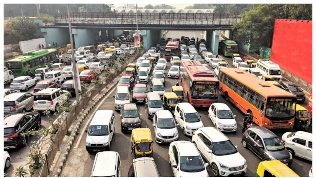 Delhi traffic 