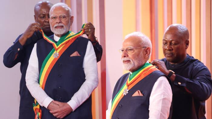 PM Modi conferred Ghana’s highest civilian honour for global leadership