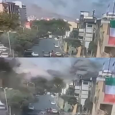 Cars tossed sky-high during Operation Rising Lion strikes against Tehran, video released by Iran (WATCH)