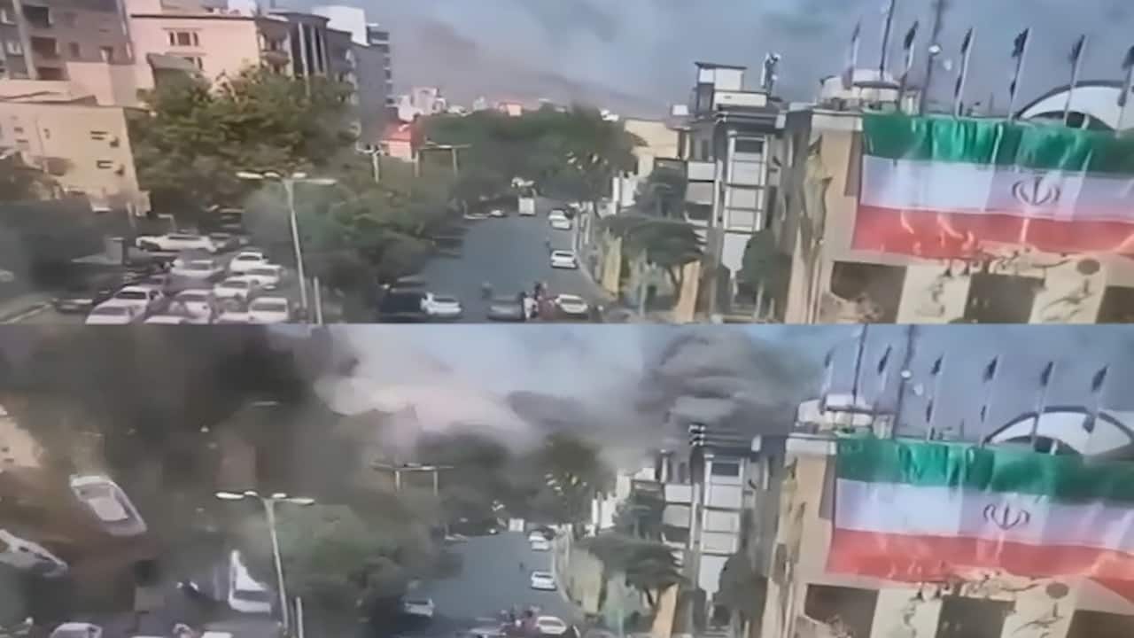 Cars tossed sky-high during Operation Rising Lion strikes against Tehran, video released by Iran (WATCH)
