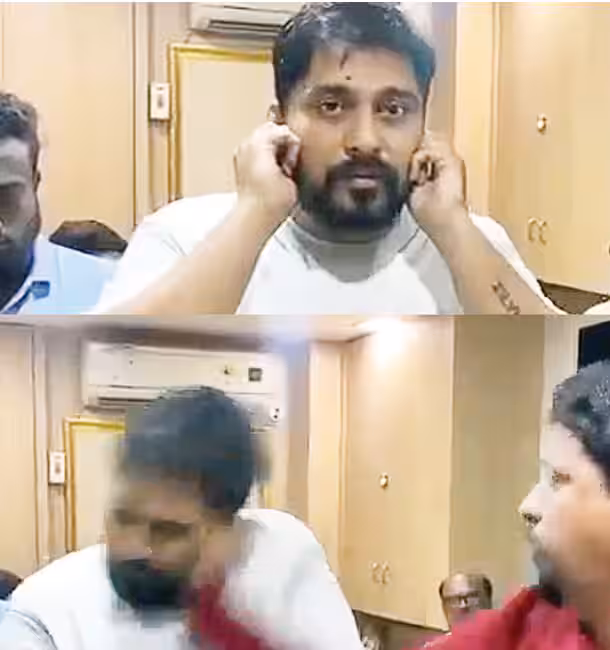 ಮರಾಠಿಯೇತರ ವ್ಯಾಪಾರಸ್ಥರನ್ನು ಕಚೇರಿಗೆ ಕರೆಸಿ ಶಿವಸೇನಾ (ಯುಬಿಟಿ) ನಾಯಕನೊಬ್ಬ ಥಳಿಸಿ, ನಿಂದಿಸಿದ ಆಘಾತಕಾರಿ ಘಟನೆ ನಡೆದಿದೆ. | Shiv Sena Leader Assaults Traders For Not Speaking Marathi