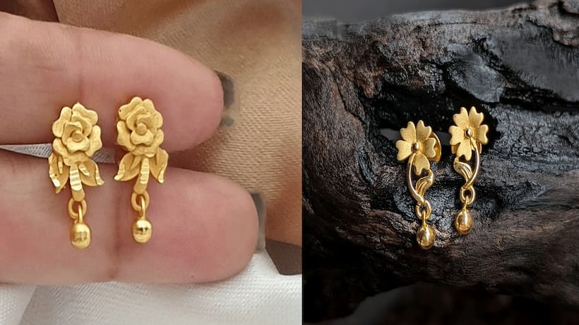gold earrings 