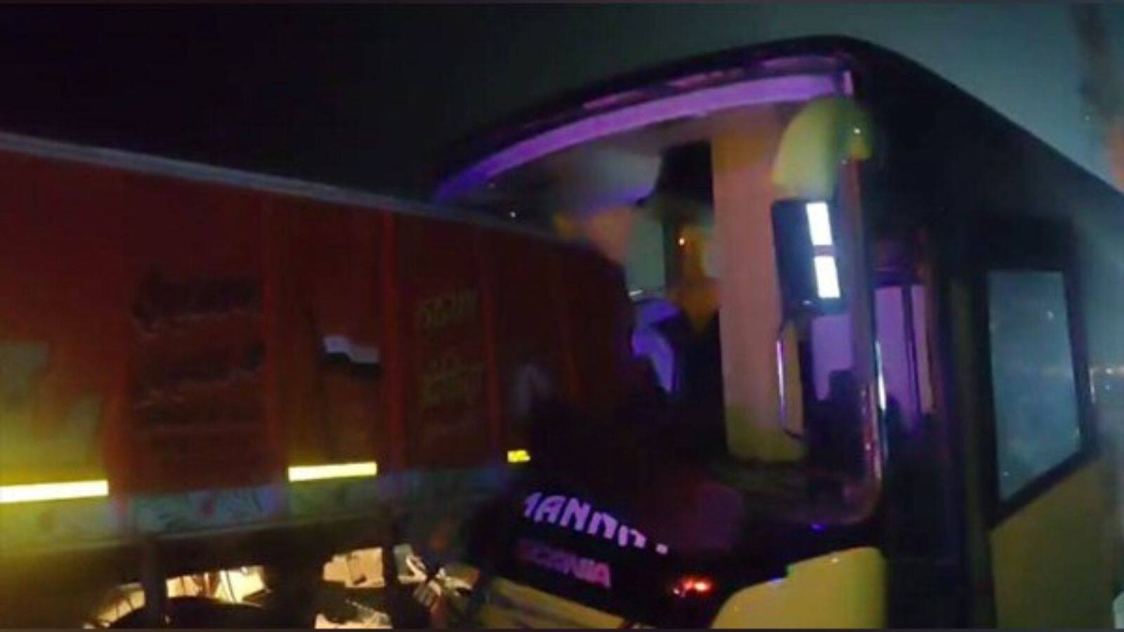 Visual from the accident scene