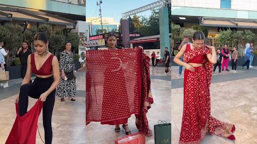 Saree Viral Video