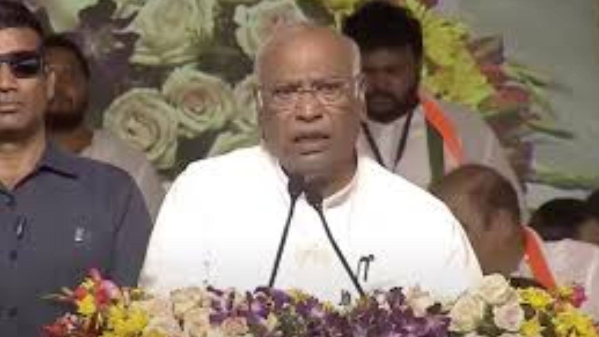 Congress Chief Kharge Slams BJP Secularism Socialism in Constitution Untouchable