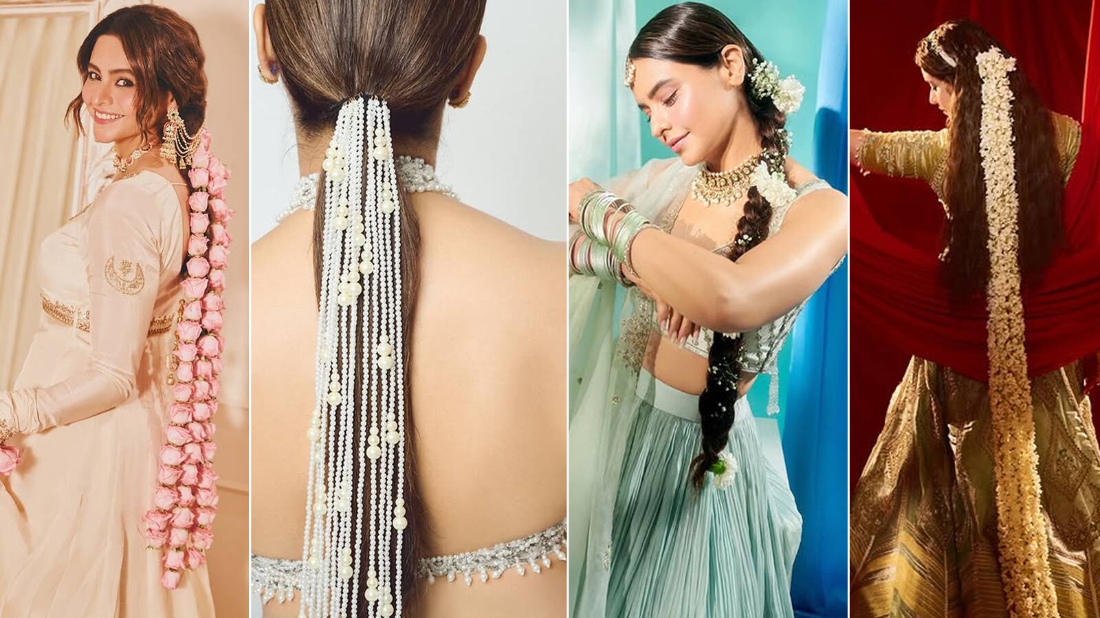 Aamna Sharif inspired Floral Hairstyle Ideas For Hariyali Teej Vrat 2025