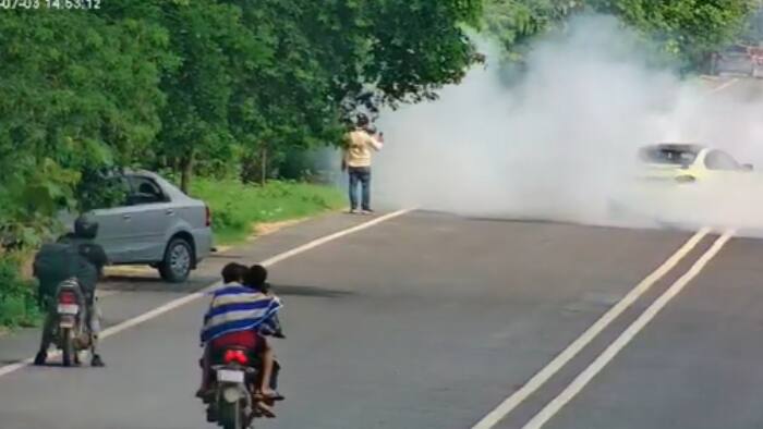 bmw car stunt