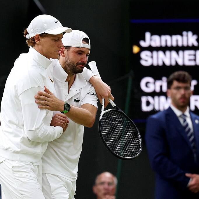 Wimbledon: Grigor Dimitrov’s injury curse returns after masterclass vs Jannik Sinner