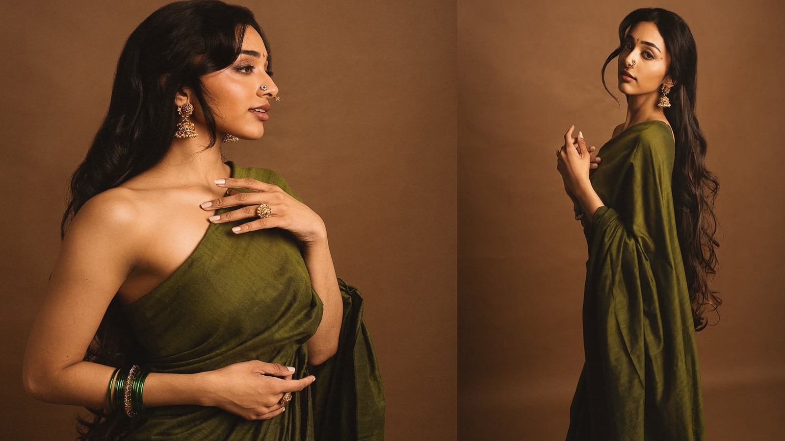 Preity Mukhundhan के 7 ग्लैम साड़ी लुक्स, न्यूली वेड वुमन के लिए परफेक्ट | Preity Mukhundhan Saree Designs For Newly Wed Women | Asianet News Hindi